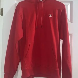 Red men’s medium champion hoodie